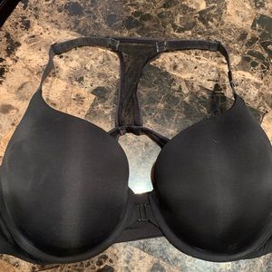 Victoria’s Secret 36D racerback bra. Black